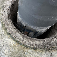 Lauko šviestuvo stulpo pataisymas