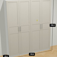 IKEA Baldu surinkimas - PAX ir Kallax spinta