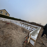 Pamatų užpildymas smėliu