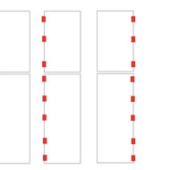 Sieninės nišos rėmo montavimas kartu su durelėmis