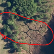 Žemės frezavimas šlapioje pakrantėje