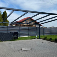 Metalo konstrukcijos- stoginė