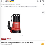 Reikia pataisyti drenažinį vadens siurblį