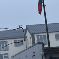 Sumontuoti sniego sulaikytuva