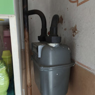 Dujų skaitiklio perkėlimas