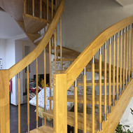 Mediniai laiptai, gamyba