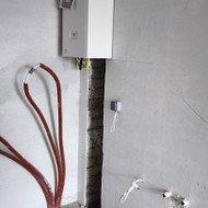 Dujinio katilo pajungimas bute