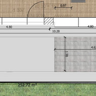 Terasos stogelio konstrukcijos projektavimas