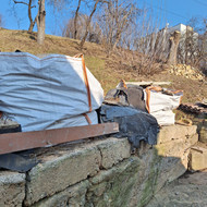 Tvoros pamatai, betonavimas ,atraminės sienelės