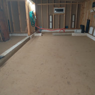 Isbetonuoti grindis garazui 100m2, pirtis 50m2