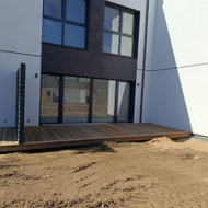 Terasos  aliuminė stoginė