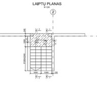 Betoniniai laiptai, projektas