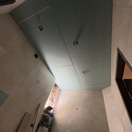 Vonios lubų glaistymas ir dažymas