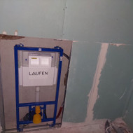 Apsiūti gipsu 8vnt. WC rėmus