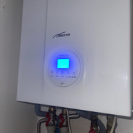 Šildomų grindų sistemos (7 kontūrai) balansavimas ir reguliavimas