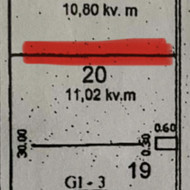 Reikalingas matininkas atskirti parkavimo vietą