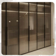 Stiklinė spintos pertvara