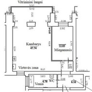 Vidaus sienų ir lubų dažymo darbai (dalinis arba pilnas)