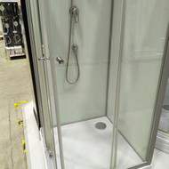 Dušo kabinos ir skalbimo mašinos montavimas