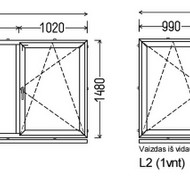 Reikia sumontuoti 2 langus
