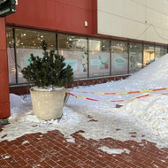 Sniego krūvos nukasimas