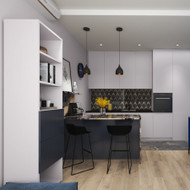 Virtuvės baldai su spinta