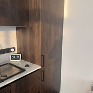 Įmontuojamo šaldytuvo montavimas + šiukšlinės taisymas