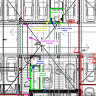 Elektros skydo, dinaminio galios valdiklio ir įkrovimo stotelės prijungimas