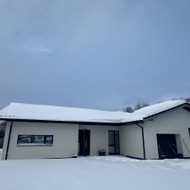 Sniego nuvalymas nuo stogo