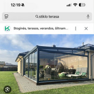 Terasų įrengimas, stiklinimas