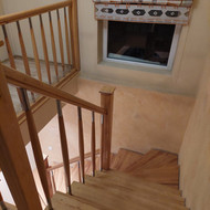 Mediniai laiptai,restauravimas