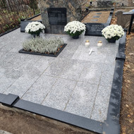 Granito plokštės kapams, dengimas