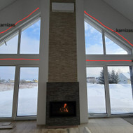 Juostinių užuolaidų įrengimas