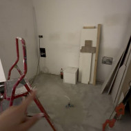 Reikia išpurkšti sienos tuščią ertmę vata, del garso izoliacijos