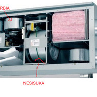 Rekuperatoriaus potencialus gedimas