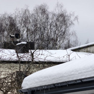 Sniego valymas nuo stogų