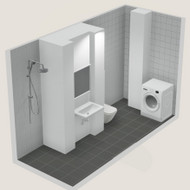 Stiklinė dušo sienelė