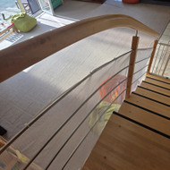 Padaryti apsaugą laiptų turėklams