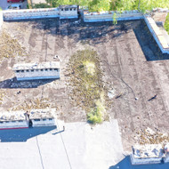 Bituminio stogo dangos keitimas