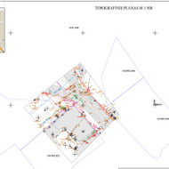 Vandentiekio, nuotekų tinklų geodezinė nuotrauka