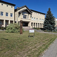 Informacinės lentos demontavimas Lazdijuose