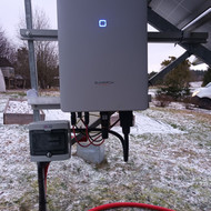 Kaupiklio montavimas prie saulės elektrinės