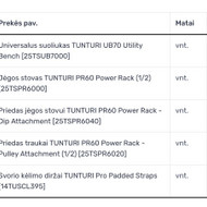 Namų sporto salės Tunturi įrangos surinkimas