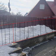 Tvoros stulpų betonavimas , montavimas