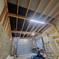 Garažo lubų šiltinimas putomis