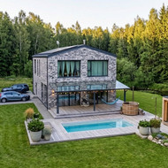 Domina lauko baseinas su šildymo sistema ir montavimo darbais