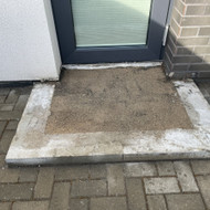 Terasiniu plyteliu klojimas