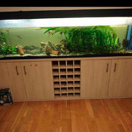 Akvariumo su spintele pervežimas