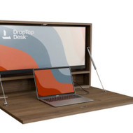 Atverciamas kompiuterio stalas