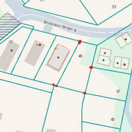 Sklypo ribų pažymėjimas